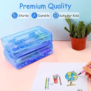 plastic pencil box
