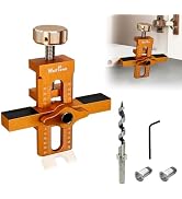 Cabinet Door Mounting Jig, 2-in-1 installation jig with Adjustable Positioner, Aluminium Alloy Ve...