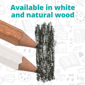 available in white and natural wood