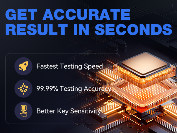 get accurate result in seconds