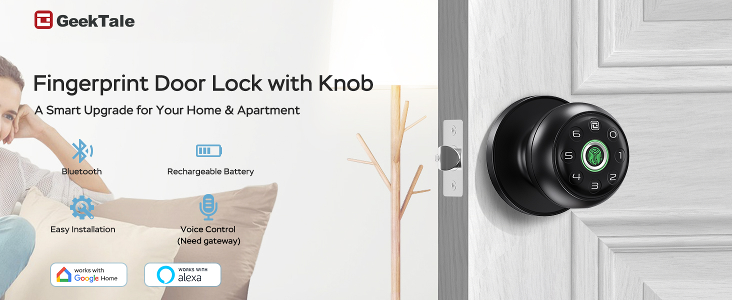 fingerprint door lock with code