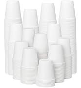 ECOEXTRA 300 Pack 3 oz Paper Cups, Small Coffee Cups, Disposable Mini Bathroom Mouthwash Cups, Su...