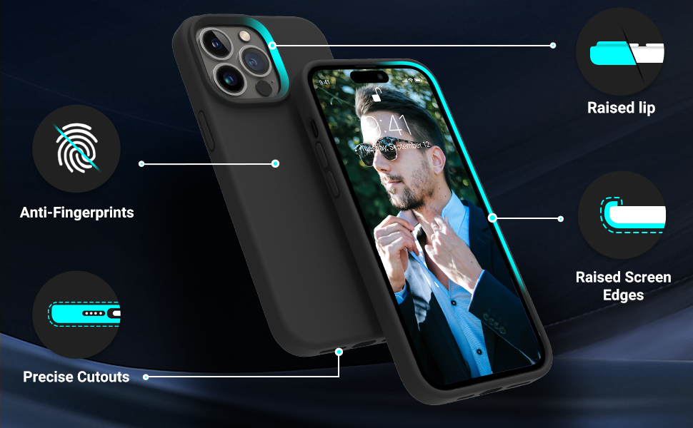 black iphone case