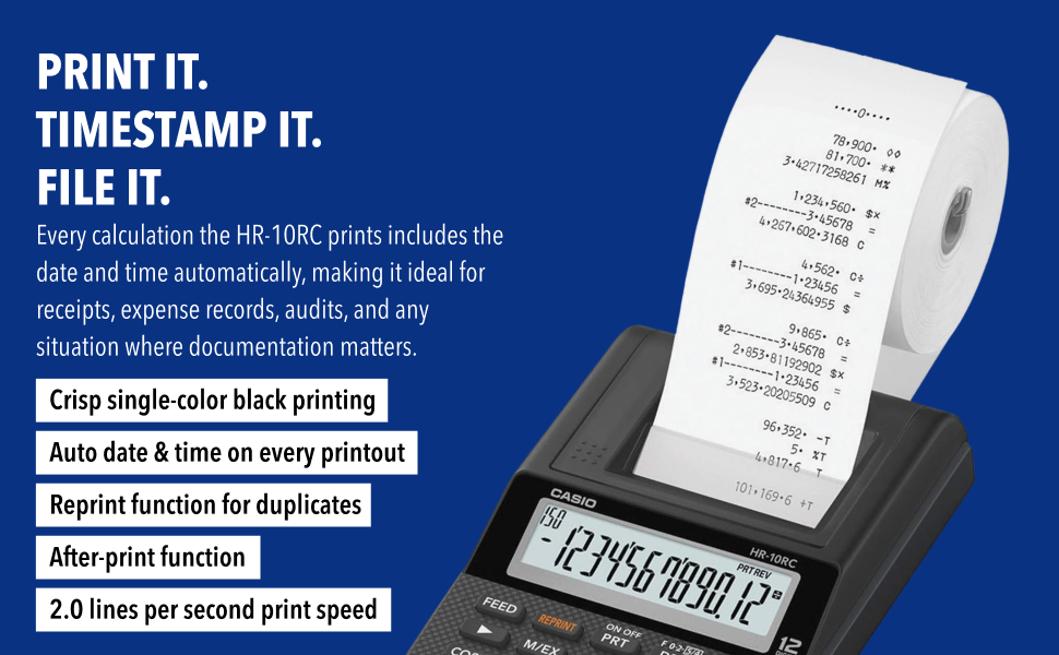 Print timestamp it