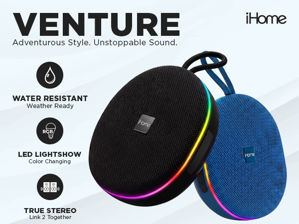 Venture Wireless Portable Bluetooth Speaker