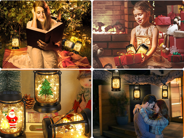 christmas solar lights DIY solar fairy lights