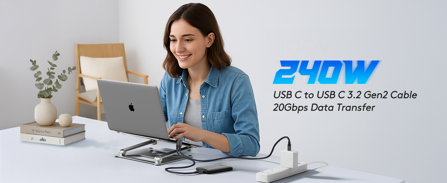type c to type c fast charger charging cord 240w 48v 5a