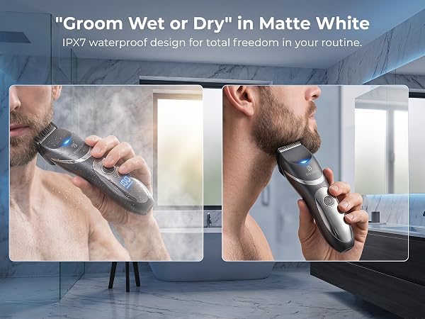 Predyee Men's Body and Groin Trimmer