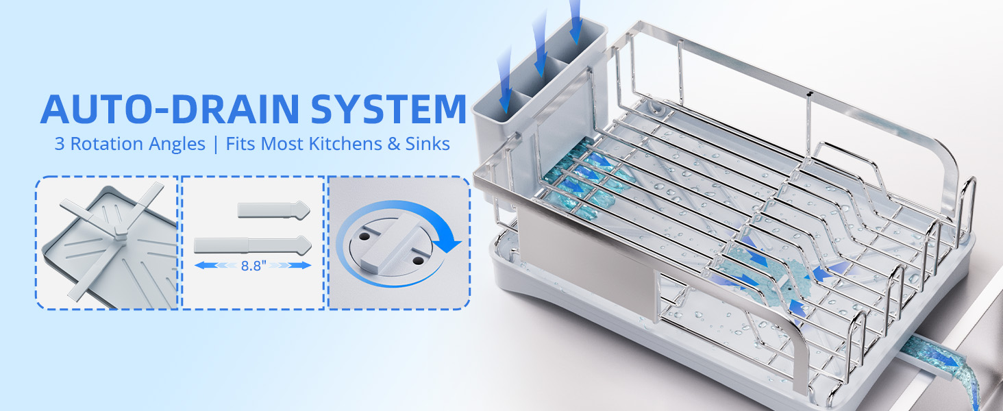 kitchen dish drying rack