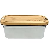 ust Bamboo top Food Box for Meal prep and Food Storage with Cutting Board top for Camping, Hiking...