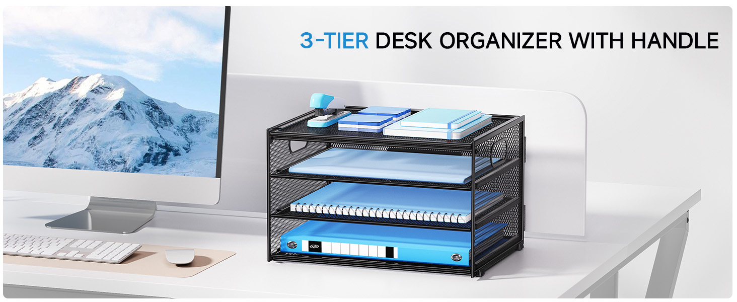 desk paper organizer