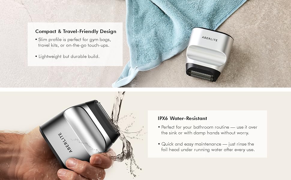 waterproof foil shaver
