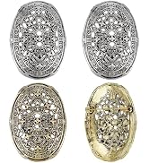 PH PandaHall 4pcs Viking Turtle Brooch 2 Colors Norse Oval Cloak Pin, 6x4cm Vintage Medieval Viki...