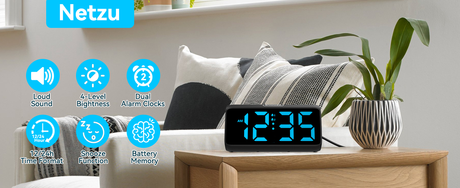 alarm clocks for bedroom