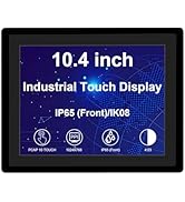 VSDISPLAY 10.4 Inch Capacitive 10 Point Touch Monitor IPS 1024X768 Waterproof Dustproof 4:3 Aspec...