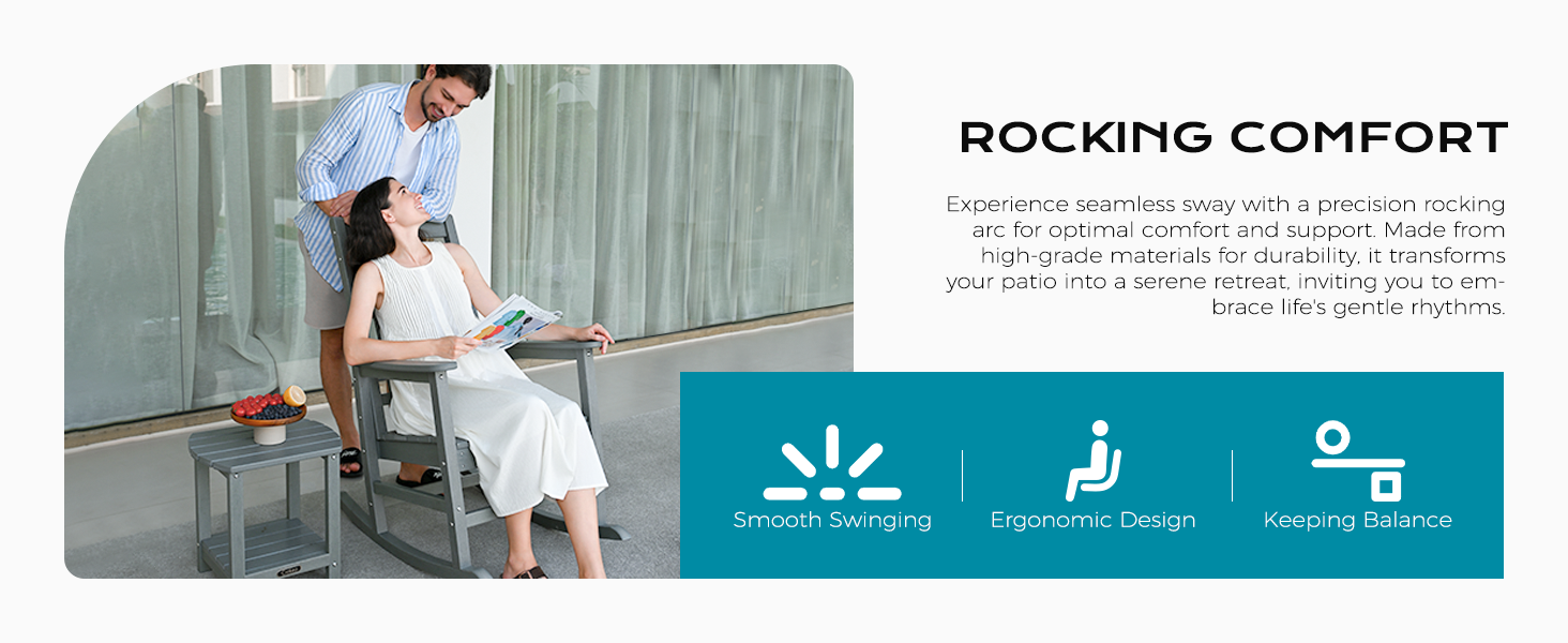 smooth rocking chair