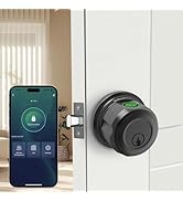 GeekTale Fingerprint Deadbolt, Fingerprint Door Knob, Smart Deadbolt Lock, Smart Door Lock, Twist...