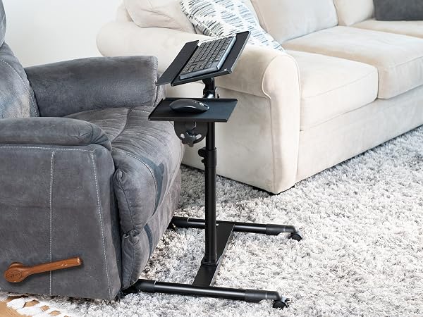 Freestanding Keyboard Tray Cart