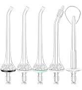 COSLUS Water Dental Flosser Pick Tip: Water Flossers Tip Replacement Heads Heads Jet Tips 5-PCS, ...