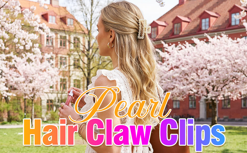 hair accessories for women Flower Shaped Pearl Hair Clips Pearl Hair Clips for Women