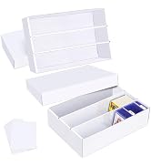 Leyzan 3 Row Trading Card Storage Box, 2 Pack