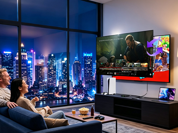 HDMI Switch 3 in 1 Out with Remote