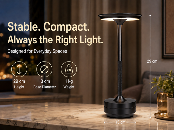 Mollislux Cordless LED Table Lamp