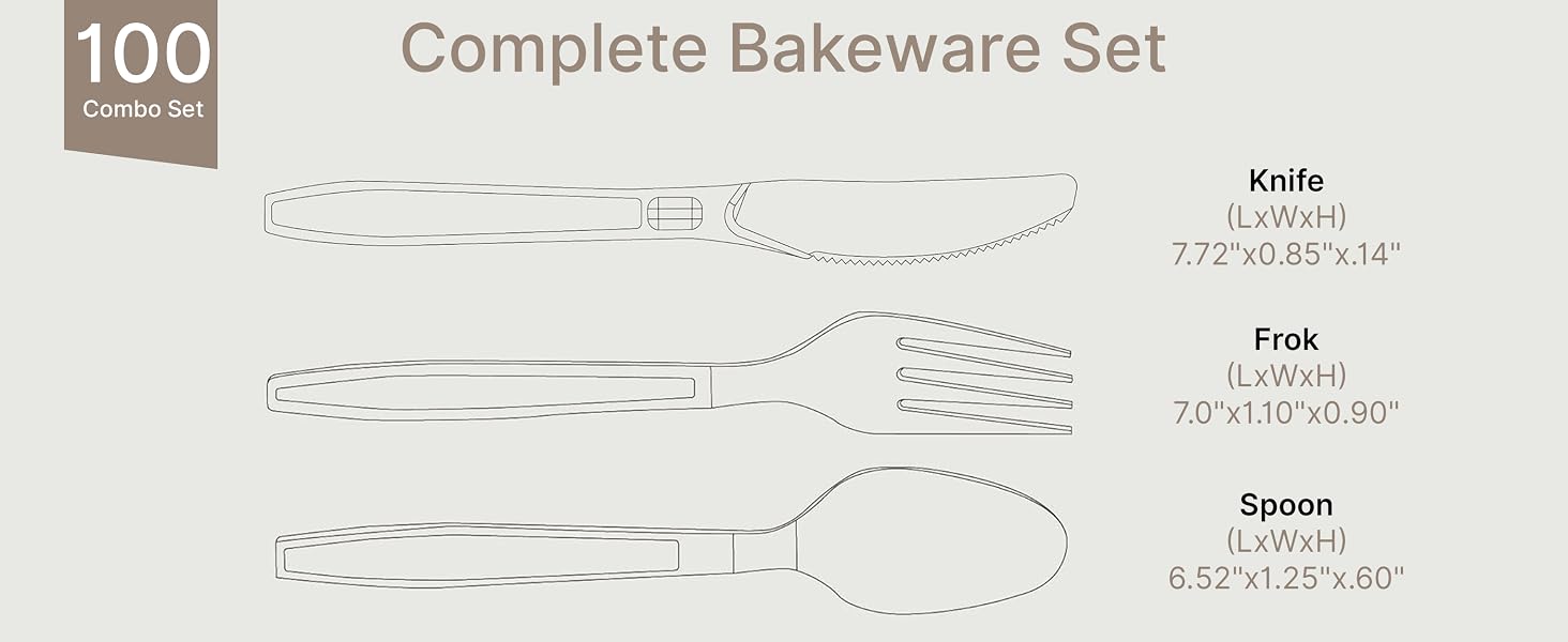 Heavy Duty Plastic Silverware
