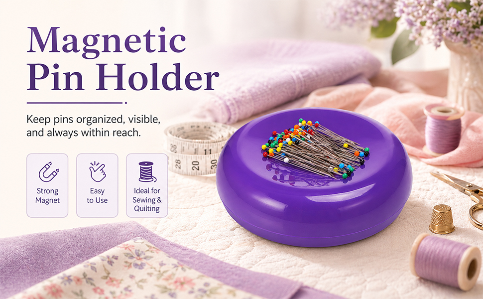 magnetic pin holder