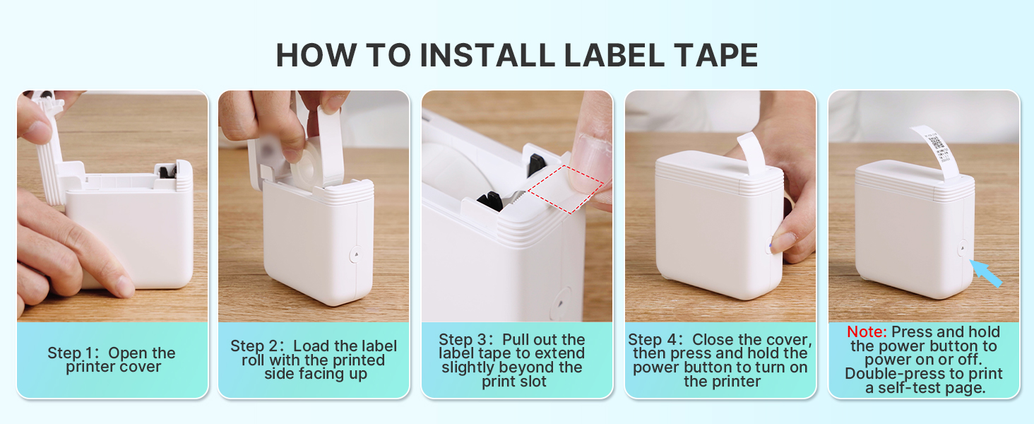 Label Tape Installation