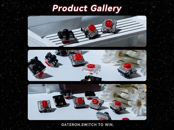 GATERON KS-33 Low Profile Silent 2.0 Keyboard Switches