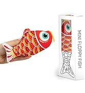Leo's Paw Mini Floppy Fish w/Silvervine & Catnip Stimulating Real-life Fish Impression Keeps Kitt...