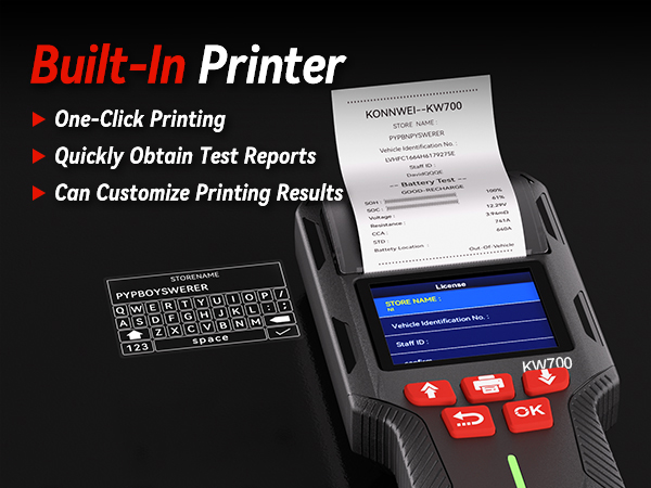 Built in Printer