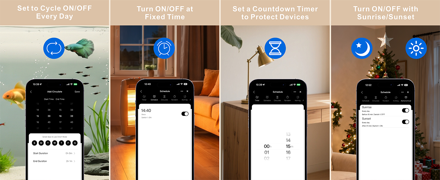 Multiple Scheduling Options