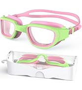 Zeligerstar Kids Swim Goggles,Swimming Goggles for Kids 6-14, Anti-Fog UV Protection Pool Goggles...