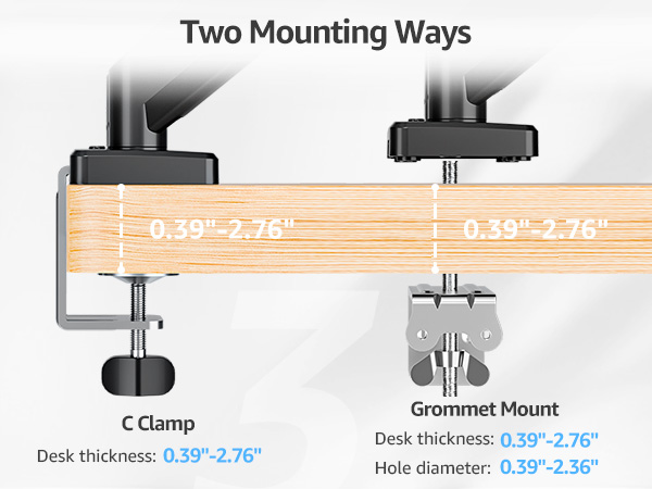 dual monitor stand