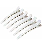 AIMIKE OpalShell Hair Clips for Styling Sectioning, Upgraded No Crease Duckbill Hair Clips with B...