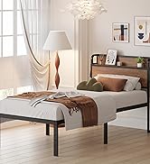 bed frame with headboard