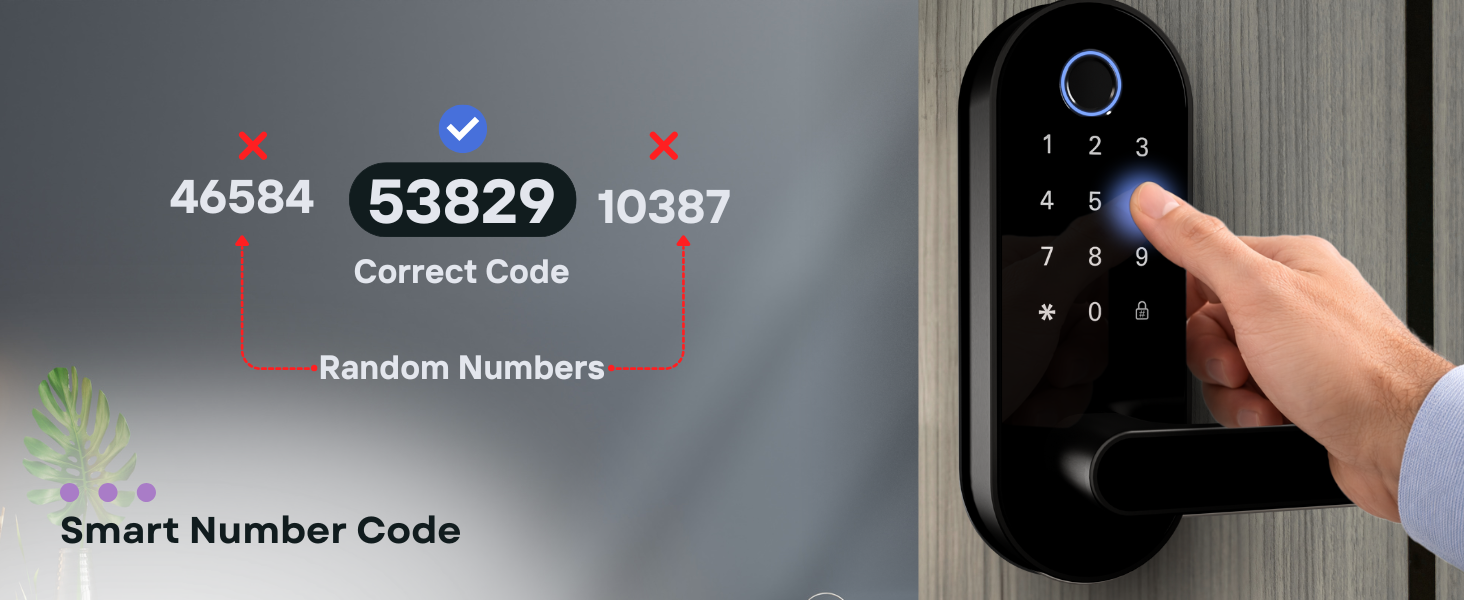 passcode protection Dermum S black