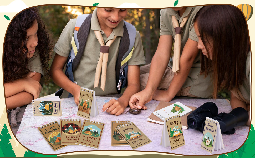 Hooqict 24 Pack Camping Mini Pocket Notebooks