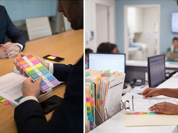 page markers sticky tabs