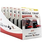PIC Simple Set Mouse Traps, 2 Count (Pack of 6)
