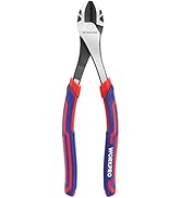 WORKPRO 8 Inch High Leverage Diagonal Pliers, Wire Cutters Heavy Duty in CRV Steel, Diagonal Cutt...