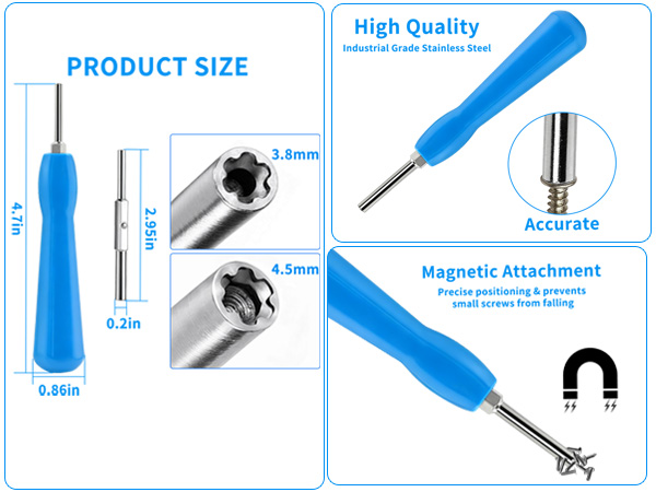 4.5mm & 3.8mm Gamebit Screwdriver Kit