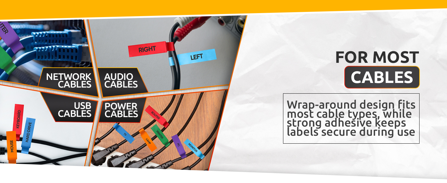 red tags with wire cable organization electronic cord ties cable track white velcro cable ties