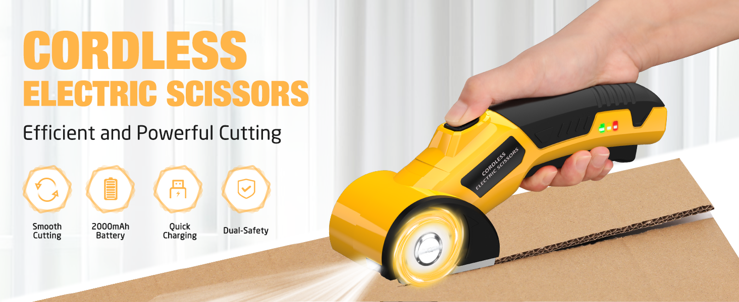 CORDLESS ELECTRIC SCISSORS