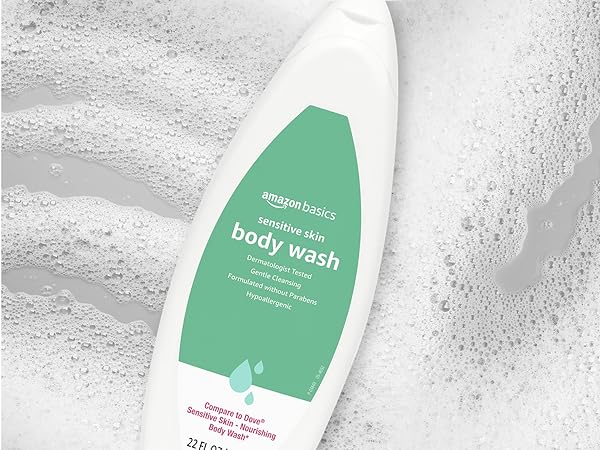 body, wash, skin, nourishing, sensitive, dove, free, hypoallergenic, moisturizing, refreshing