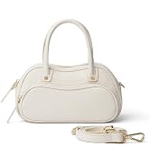 DORIS&JACKY Genuine Leather Top Handle Boston Bag for Women, Small Designer Crossbody Bags and Ha...