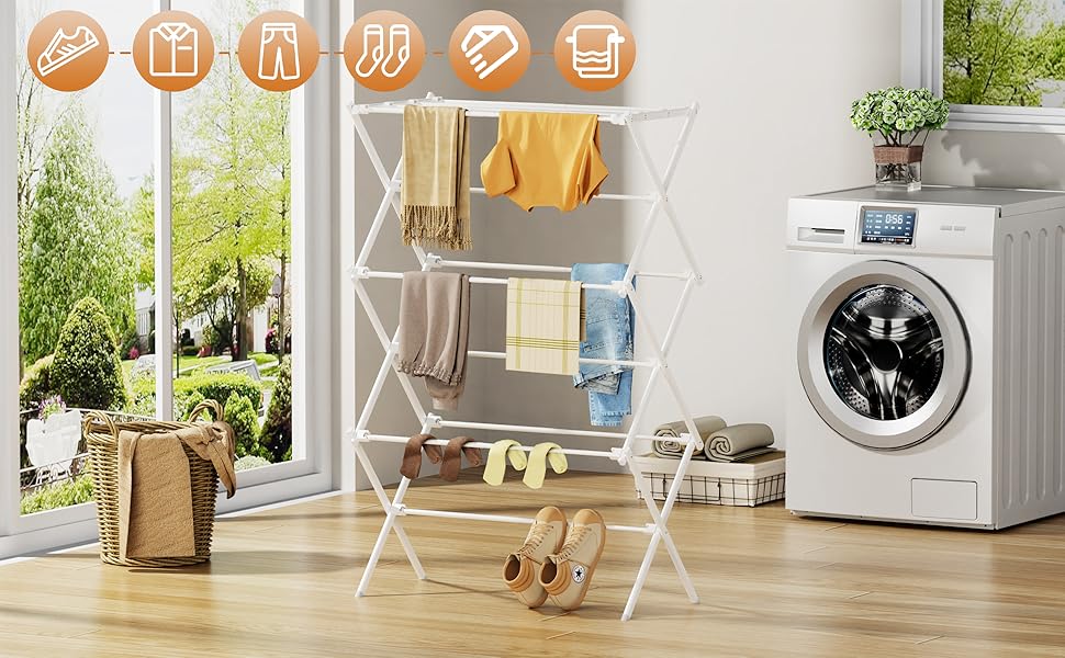 clothes drying rack foldable