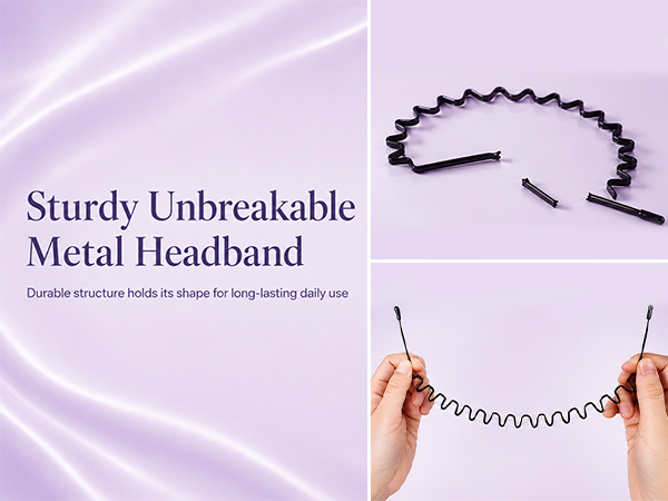 metal hairband for men